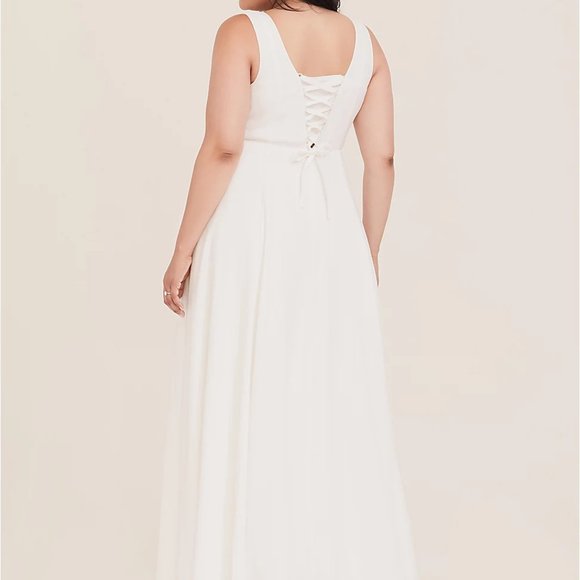 Ivory Jacquard Sweetheart Gown (NWT Wedding Dress) - Picture 2 of 3